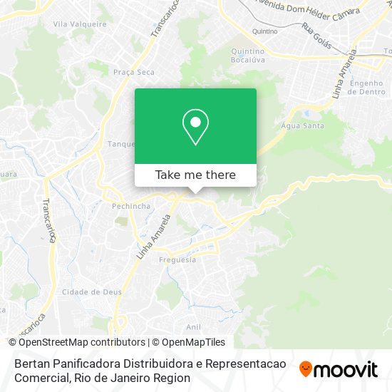 Bertan Panificadora Distribuidora e Representacao Comercial map