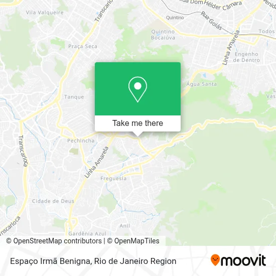 Espaço Irmã Benigna map