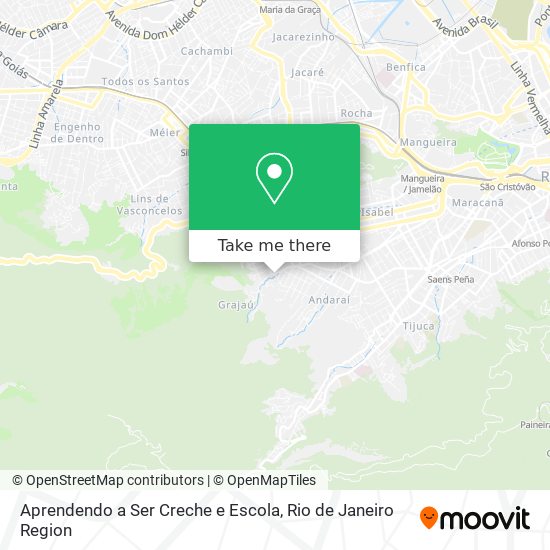 Mapa Aprendendo a Ser Creche e Escola