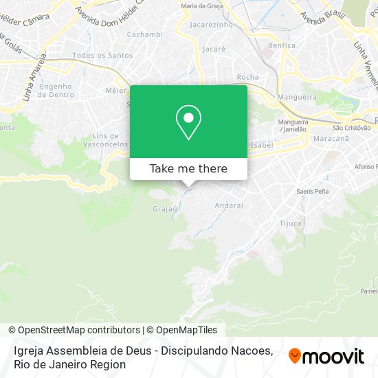 Igreja Assembleia de Deus - Discipulando Nacoes map