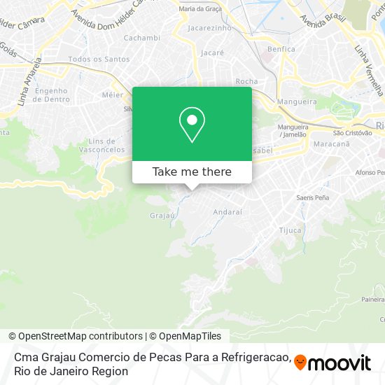 Cma Grajau Comercio de Pecas Para a Refrigeracao map