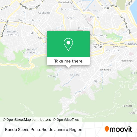 Banda Saens Pena map