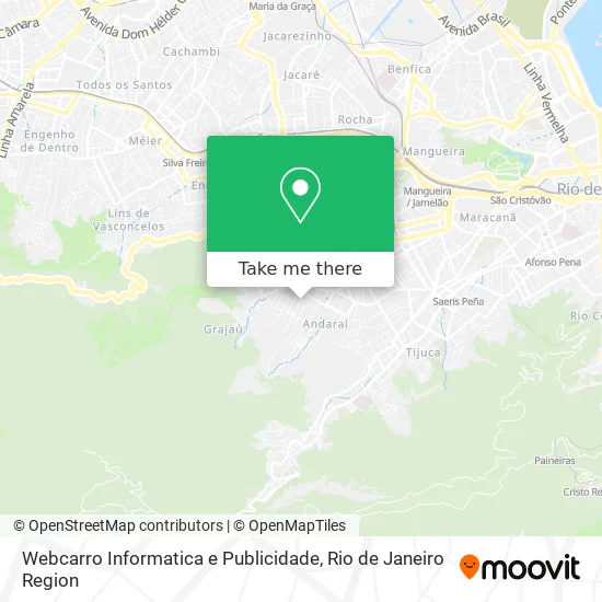 Webcarro Informatica e Publicidade map