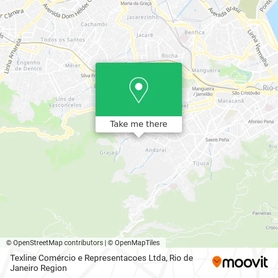 Texline Comércio e Representacoes Ltda map