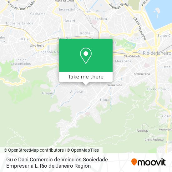 Mapa Gu e Dani Comercio de Veiculos Sociedade Empresaria L