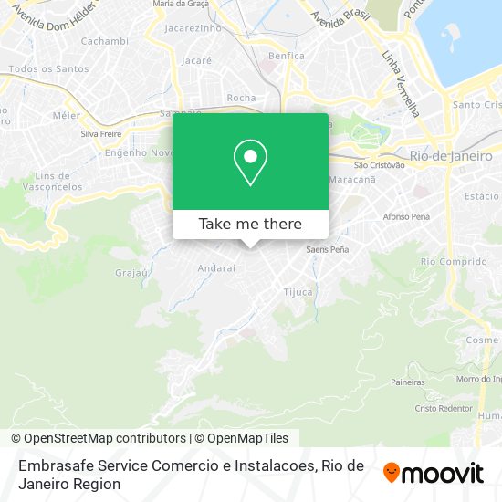 Mapa Embrasafe Service Comercio e Instalacoes