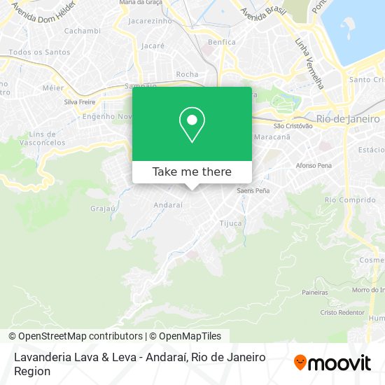 Lavanderia Lava & Leva - Andaraí map