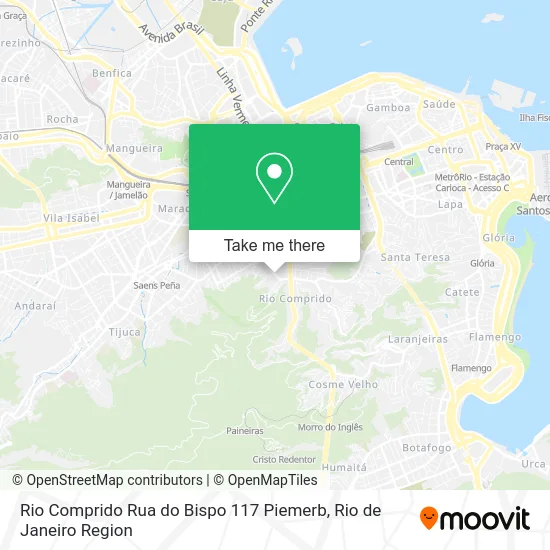 Rio Comprido Rua do Bispo 117 Piemerb map