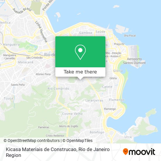 Kicasa Materiais de Construcao map