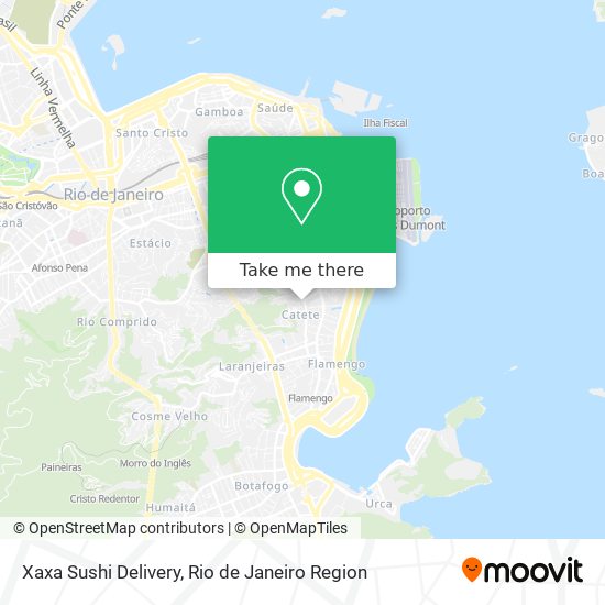 Mapa Xaxa Sushi Delivery