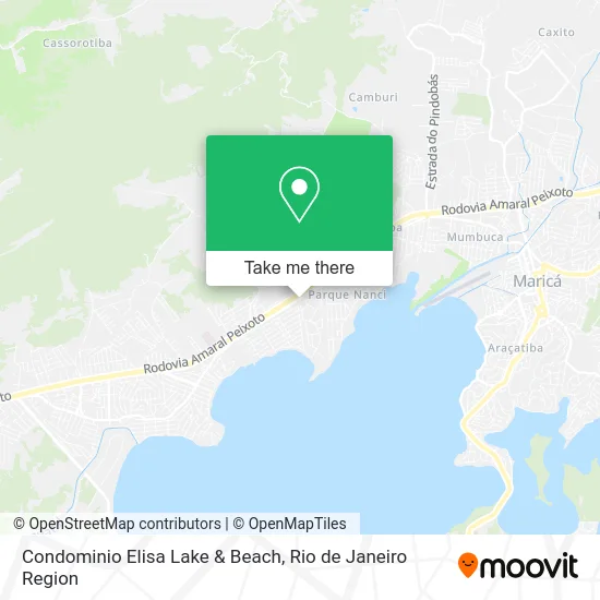 Condominio Elisa Lake & Beach map