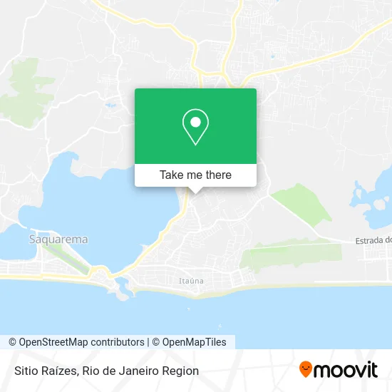 Sitio Raízes map
