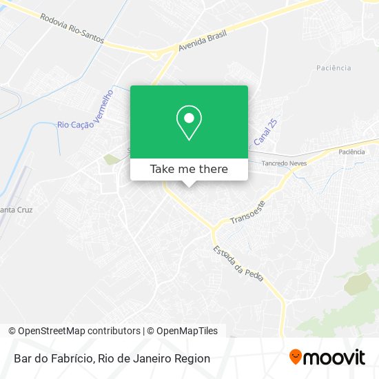 Bar do Fabrício map