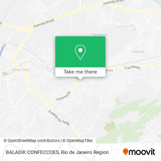 BALADIK CONFECCOES map