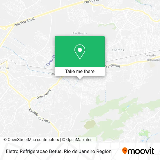 Eletro Refrigeracao Betus map
