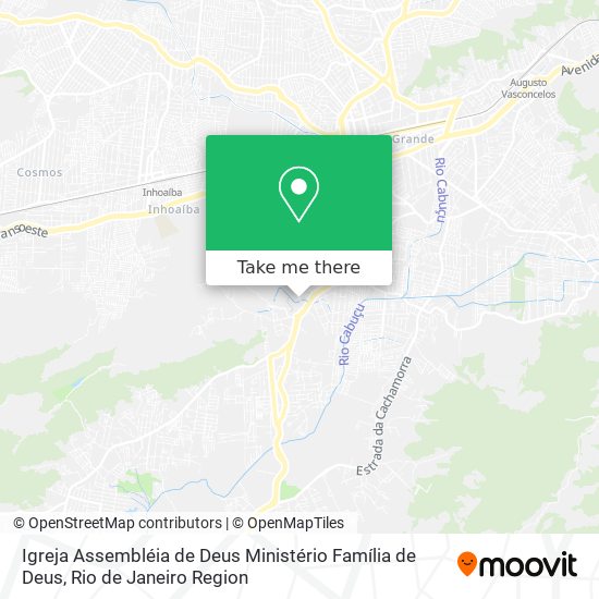 Mapa Igreja Assembléia de Deus Ministério Família de Deus