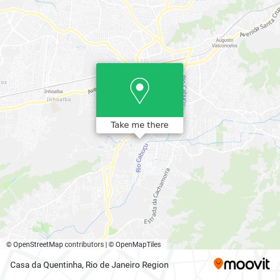 Mapa Casa da Quentinha