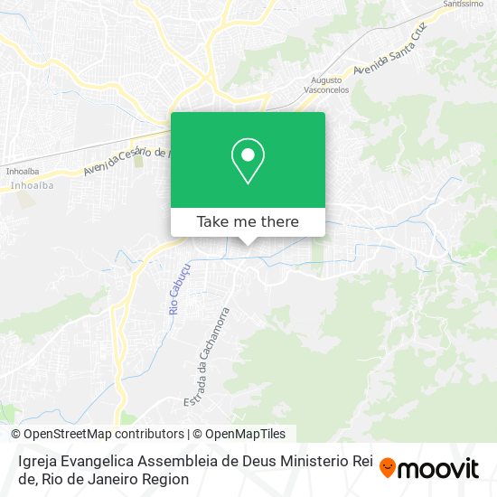 Mapa Igreja Evangelica Assembleia de Deus Ministerio Rei de