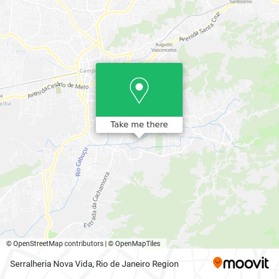 Serralheria Nova Vida map