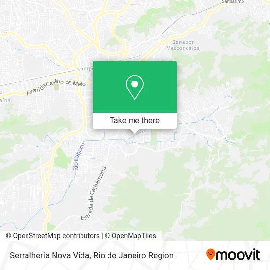 Serralheria Nova Vida map