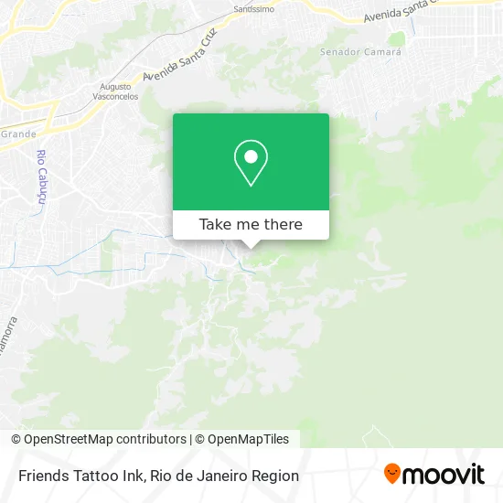 Friends Tattoo Ink map