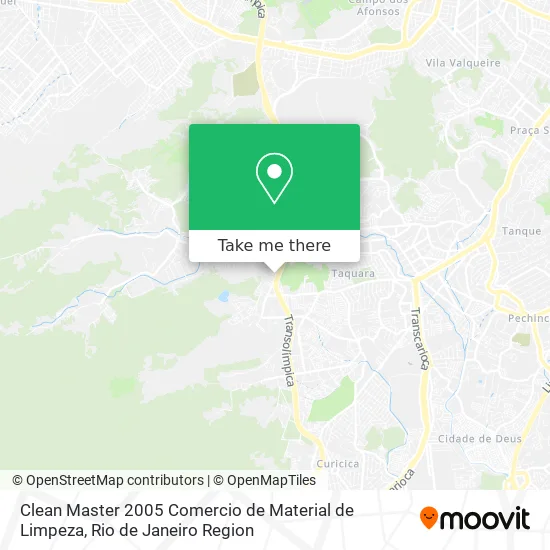 Clean Master 2005 Comercio de Material de Limpeza map
