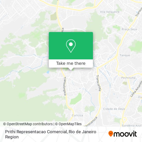 Mapa Prithi Representacao Comercial