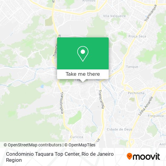 Condominio Taquara Top Center map