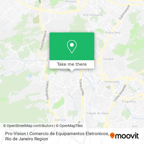 Mapa Pro-Vision I Comercio de Equipamentos Eletronicos