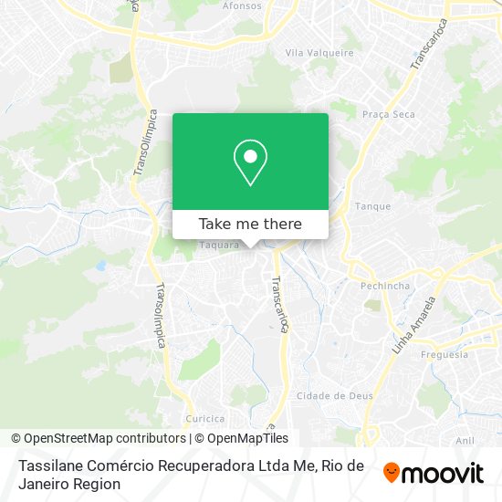 Tassilane Comércio Recuperadora Ltda Me map