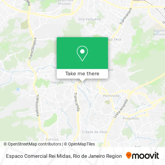 Espaco Comercial Rei Midas map