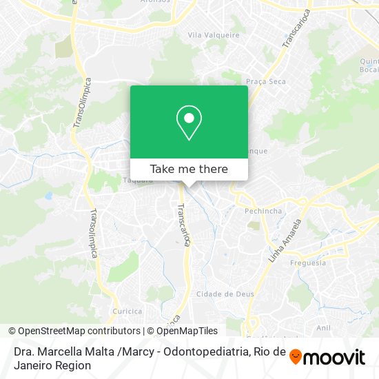 Mapa Dra. Marcella Malta /Marcy - Odontopediatria