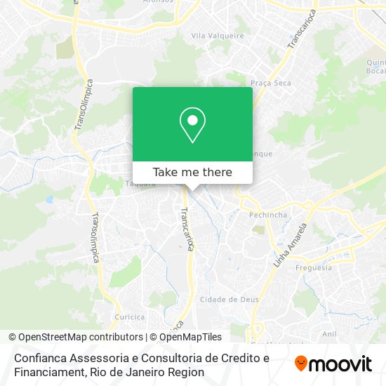 Mapa Confianca Assessoria e Consultoria de Credito e Financiament