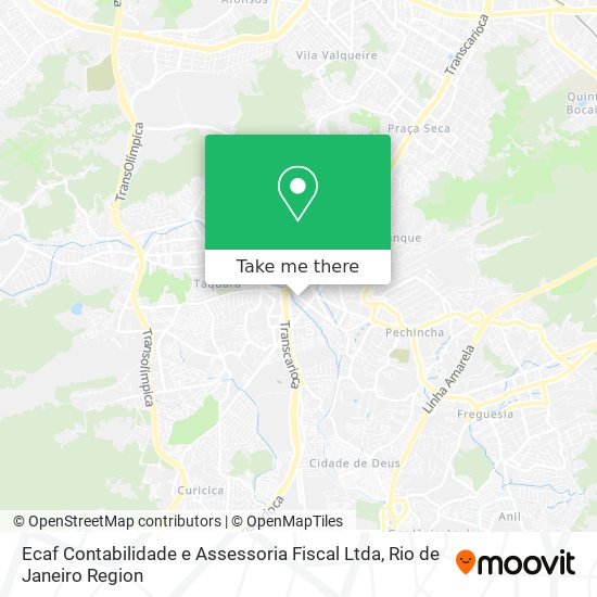 Ecaf Contabilidade e Assessoria Fiscal Ltda map