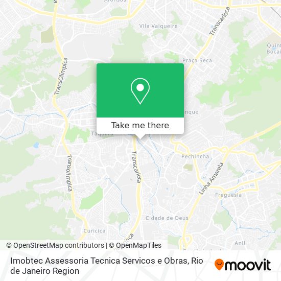 Mapa Imobtec Assessoria Tecnica Servicos e Obras