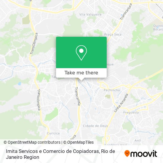 Mapa Imita Servicos e Comercio de Copiadoras