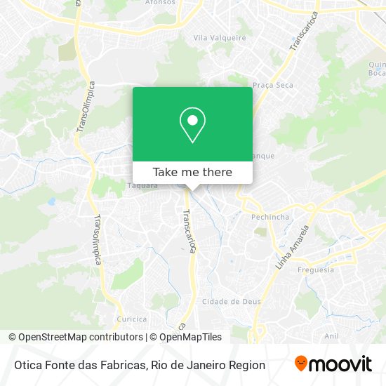Otica Fonte das Fabricas map