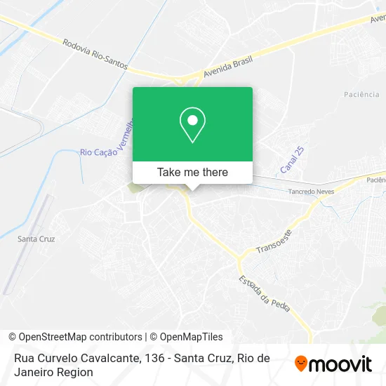 Rua Curvelo Cavalcante, 136 - Santa Cruz map