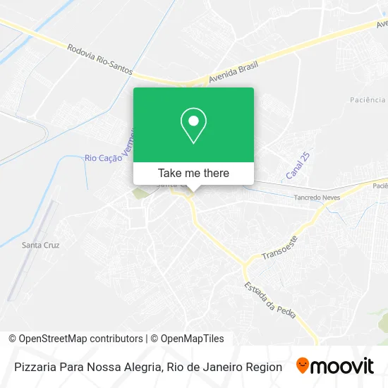Pizzaria Para Nossa Alegria map