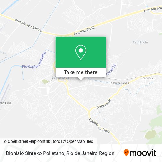 Dionísio Sinteko Polietano map