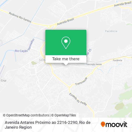 Avenida Antares Próximo ao 2216-2290 map