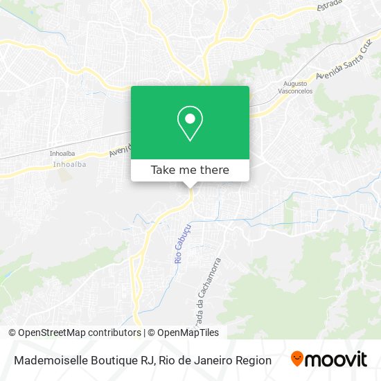 Mapa Mademoiselle Boutique RJ