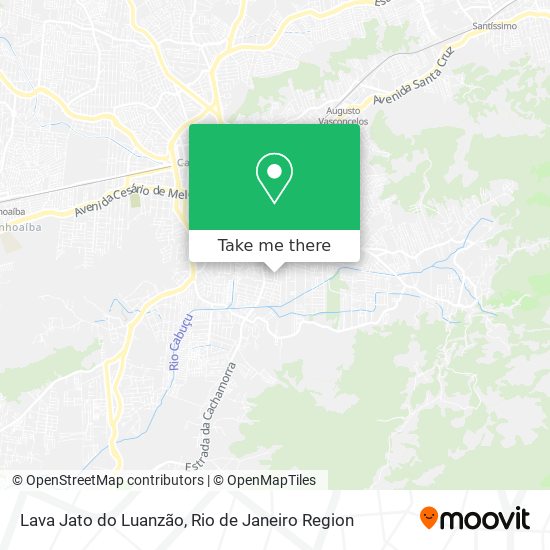 Lava Jato do Luanzão map