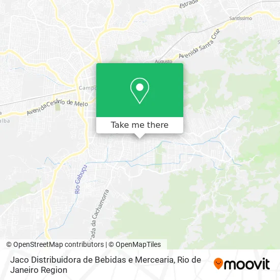 Jaco Distribuidora de Bebidas e Mercearia map