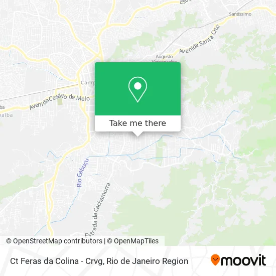 Ct Feras da Colina - Crvg map
