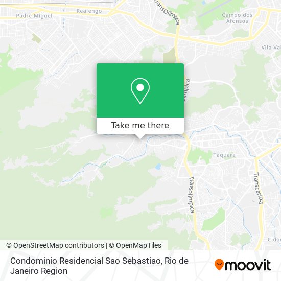 Condominio Residencial Sao Sebastiao map