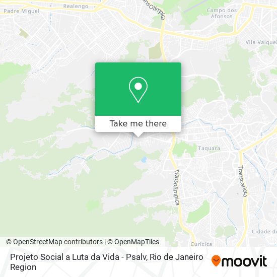 Projeto Social a Luta da Vida - Psalv map