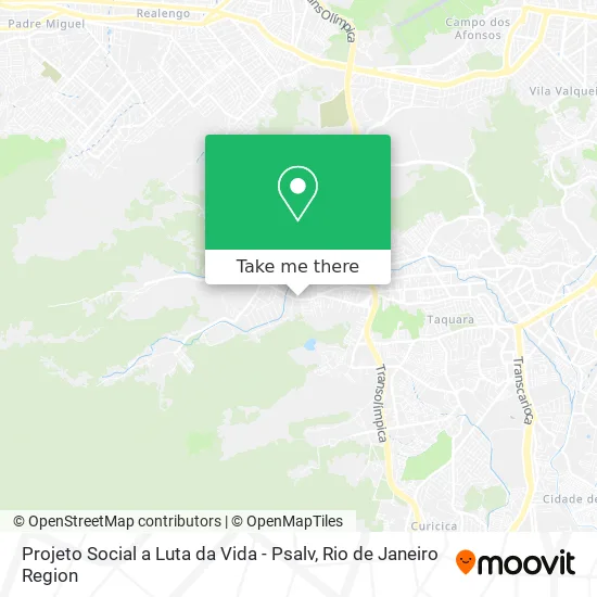 Projeto Social a Luta da Vida - Psalv map