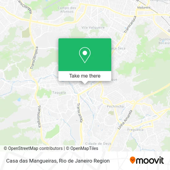 Casa das Mangueiras map