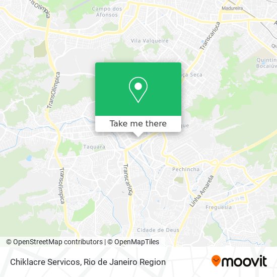 Chiklacre Servicos map